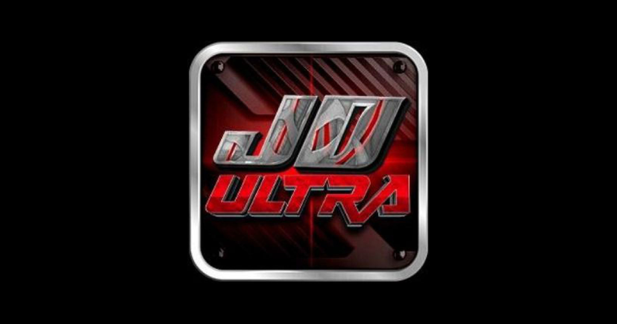 Main visual banner of JD ULTRA showing the GCash entertainment concept and platform overview
